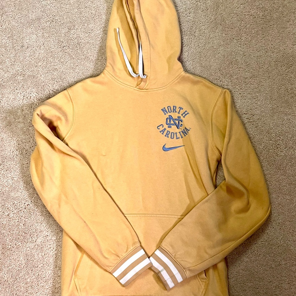 Nike Tan Hoodie with Drawstrings